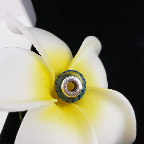 Pandora Charm Blue Murano Authentic .925 - Picture 6 of 6